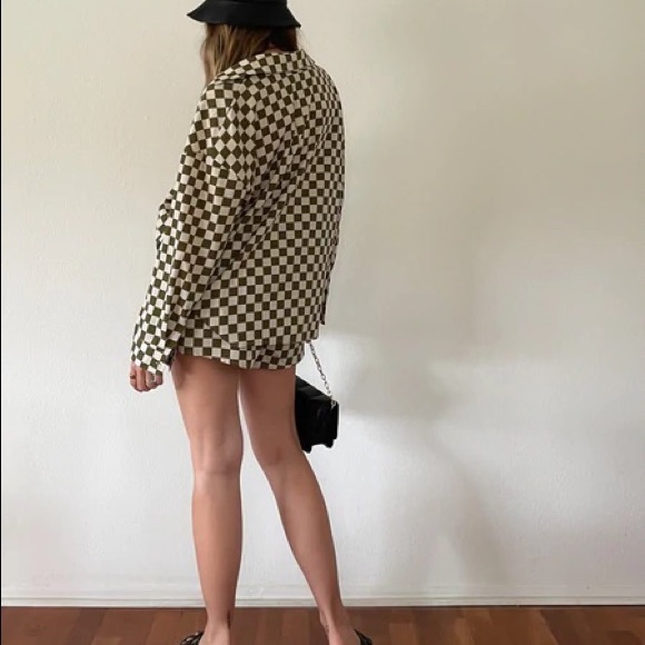 checker short set, worn once - Picture 6 of 7